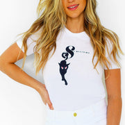 Finally Superstitious: White Graphic Tees - Designberries